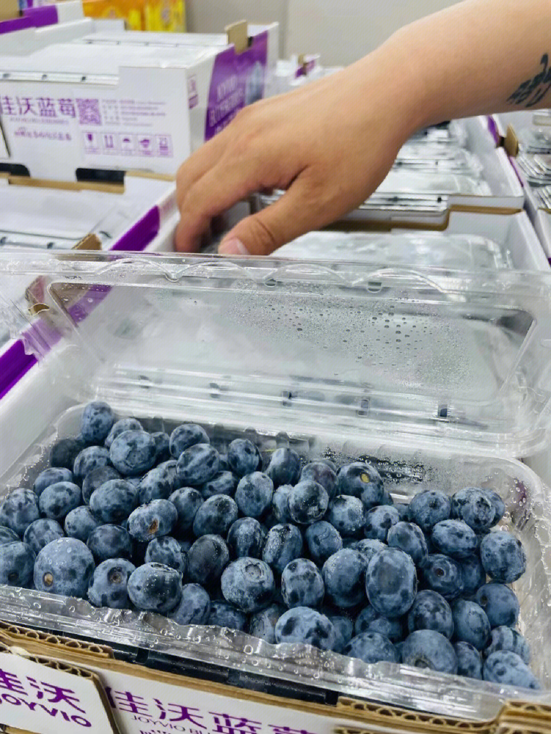 蓝莓一盒，美味与健康的选择