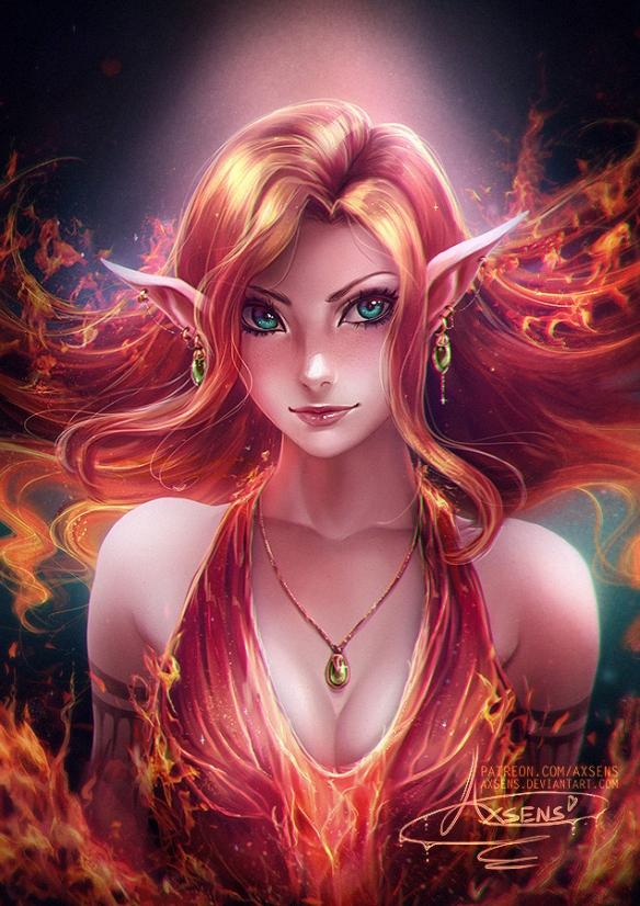 美女画师将自己的独特世界绘入画布