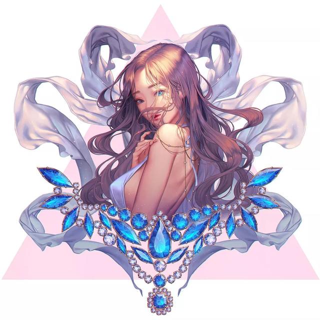 美女画师将自己的独特世界绘入画布