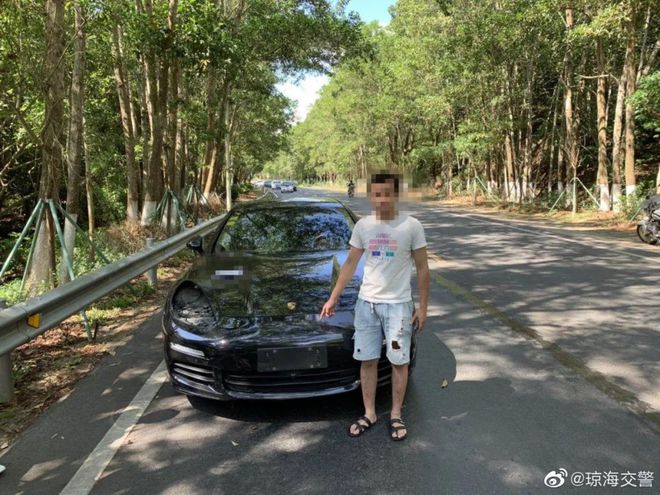 男子开无牌保时捷加油逃单事件深度解析