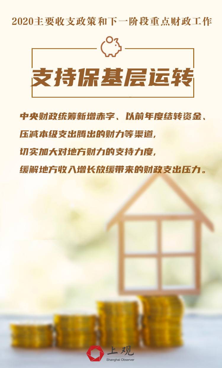 继续深化实施财政政策，2020年的策略与行动