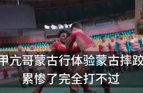 甲亢哥以少林功夫逆袭，战胜蒙古摔跤高手