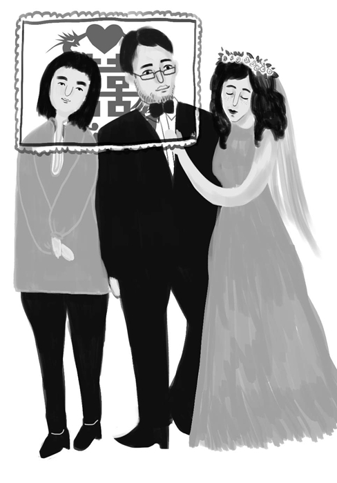 当地妇联回应1男2女办婚礼，系炒作