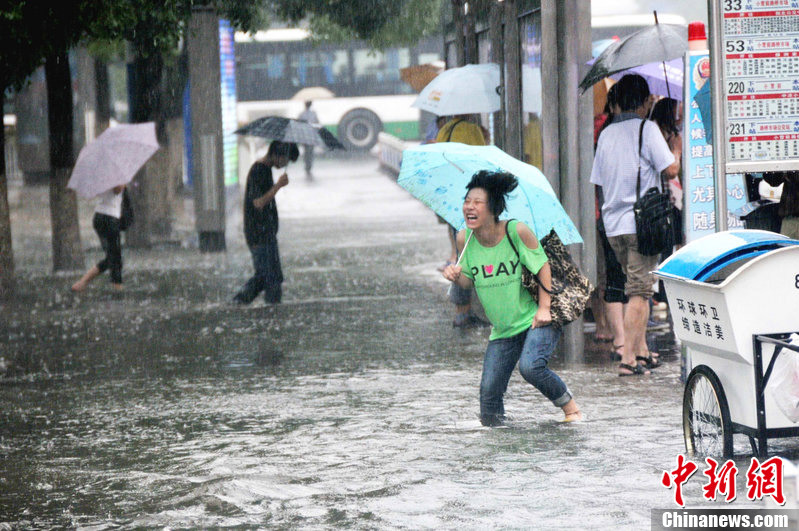 暴雨来袭，家长划桨板接娃，爱的力量与智慧应对