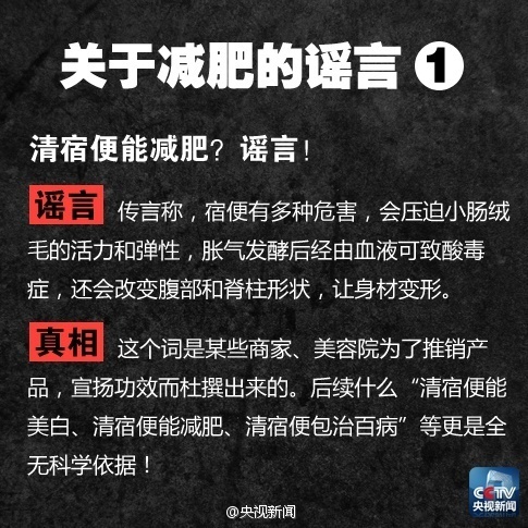揭秘减肥谎言，真相大解密